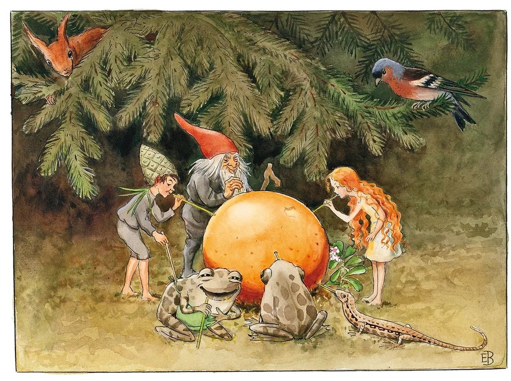 Ur <i>Solägget</i> av Elsa Beskow