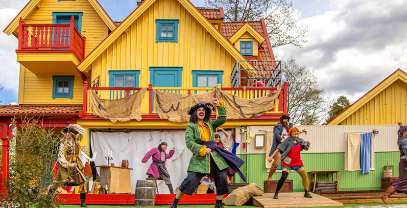 Villa Villekulla har byggts om inför Pippis 75-årsjubileum. Foto: Pressbild