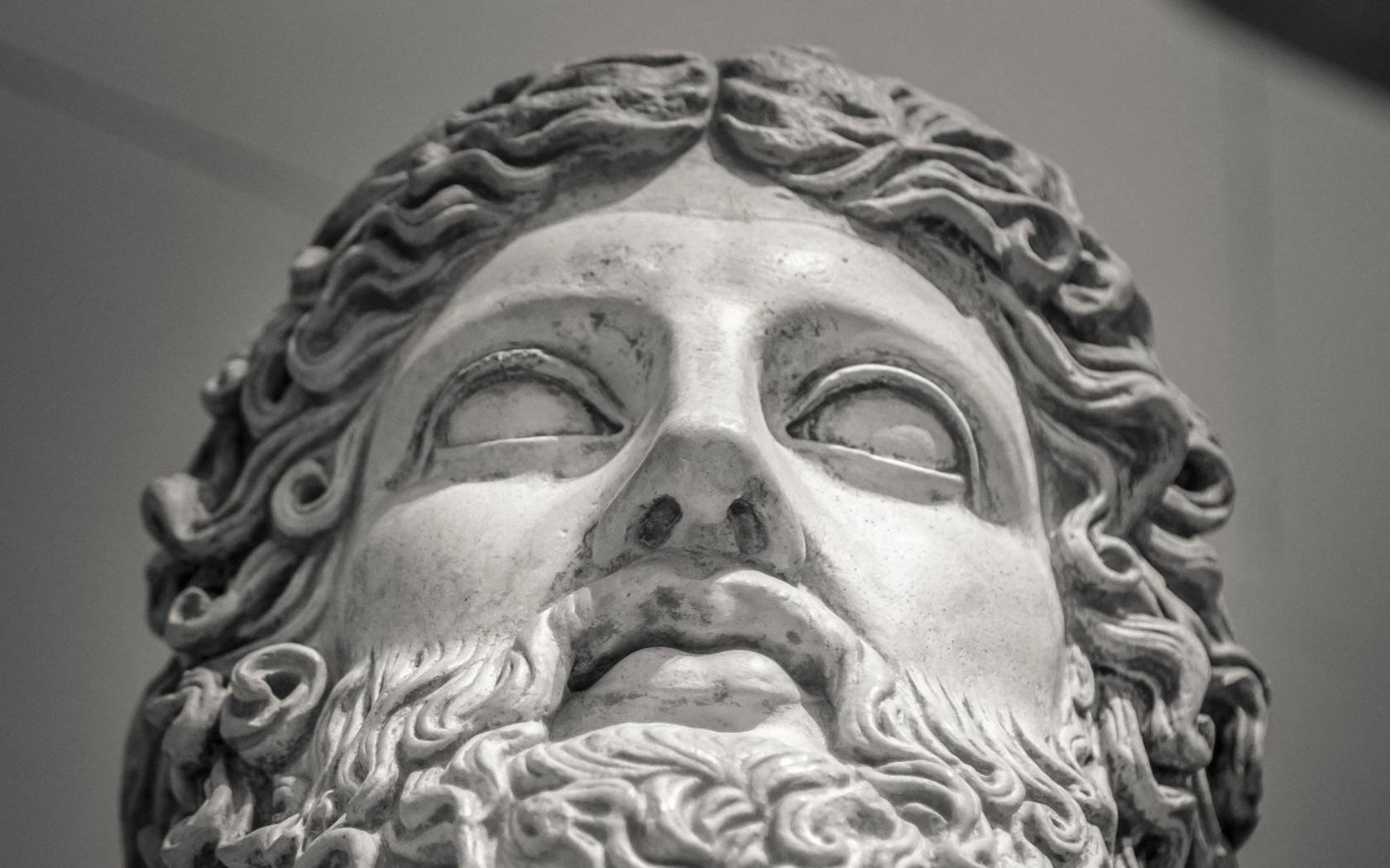 A detail from ancient sculpture.