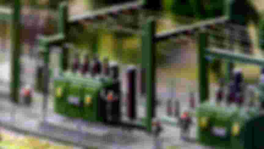 A model railway energy transformer. Credit: Cum Okolo / Alamy Stock Photo
