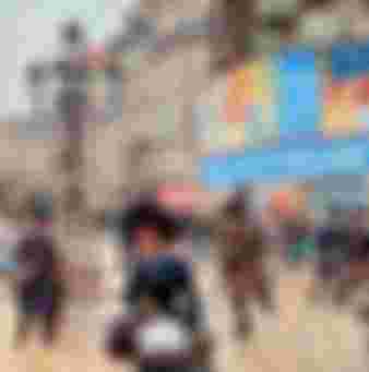 Jean Béraud's painting 'Paris, rue du Havre', c. 1882.