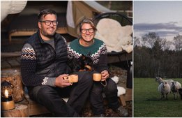 Glampingparet nätverkar i norr