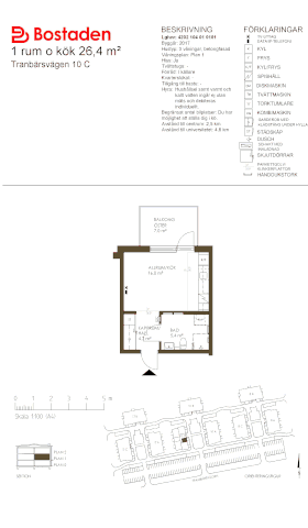PlanlösningTranbärsvägen 10 C