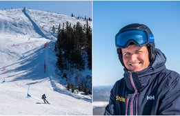 Julstämning kring skidliften