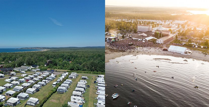 Vilshärads Camping och Pite havsbad. Foto: Pressbild