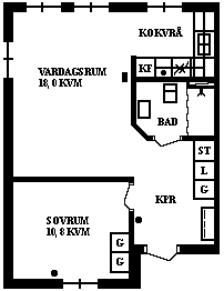 PlanlösningTeaterallén 96 B