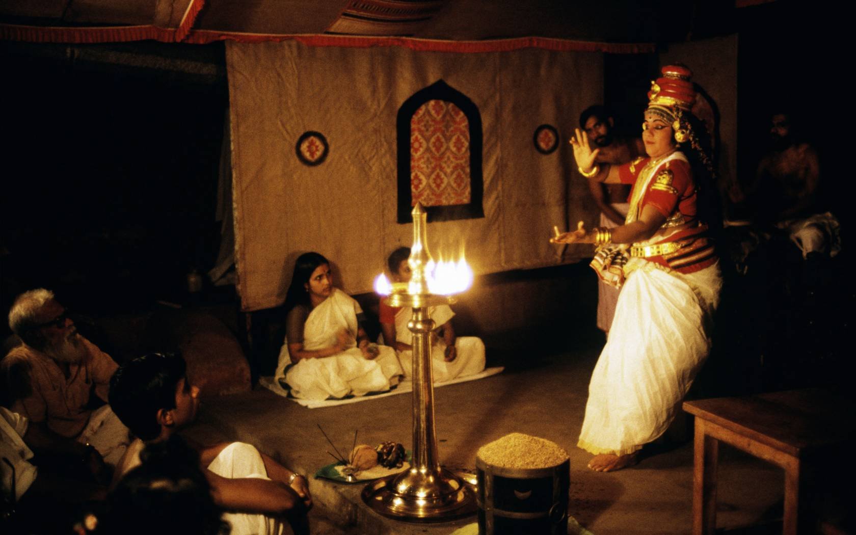 Vedic theatre in Kerala, India.