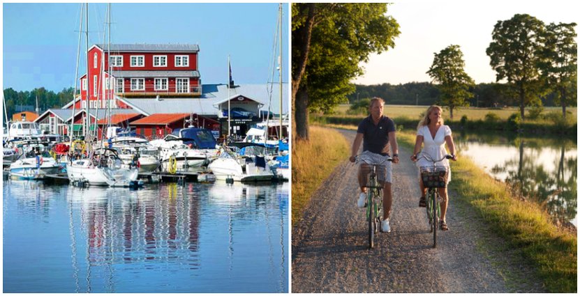 Hotell Nostalgi är en av många verksamheter längs med prisade Göta kanal.  FOTO Niclas Albinsson