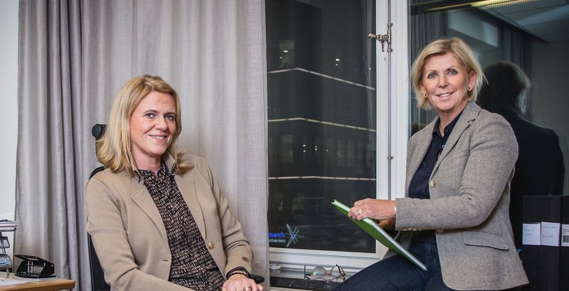Viktiga förhandlingar väntar för Visitas förhandlingschef Antje Dedering och vd Eva Östling. 