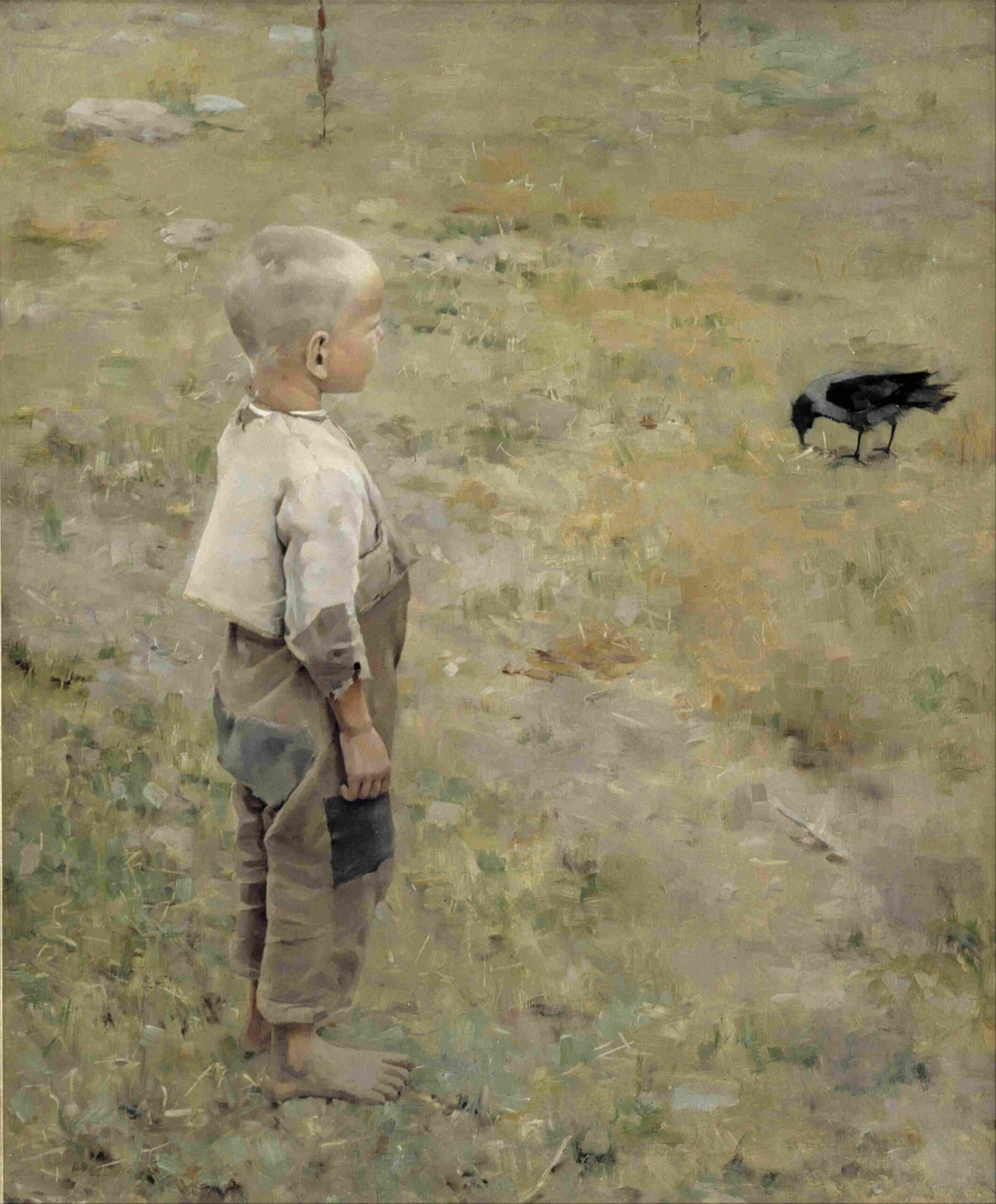 Akseli Gallen-Kallela's 'Boy with a Crow', 1884