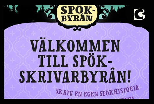 Sp&ouml;kbyr&aring;n &ndash; Skriv din egen sp&ouml;khistoria med hj&auml;lp av Kristina Ohlsson