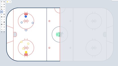 Hur använder du hockeyakademins ritverktyg?