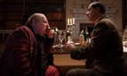 Scene showing Simon Abkarian as Charles de Gaulle and Simon Russell Beale as Winston Churchill in Antonin Baudry's 'De Gaulle: Résistance'.