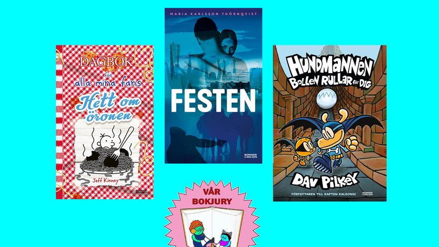 Vår bokjury 2025: Tre pristagare från Bonnier Carlsen