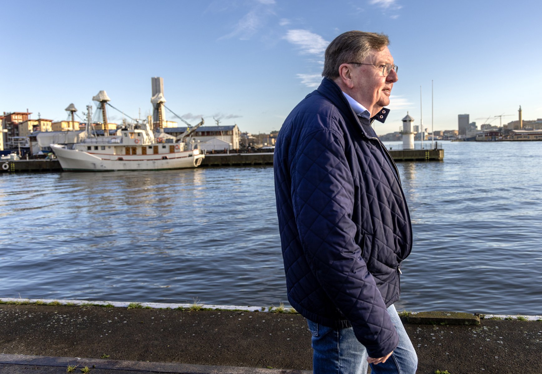 Thomas Abrahamsson Eriksberg Göta Älv Foto: Magnus Sundberg