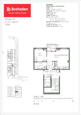 PlanlösningRidvägen 26