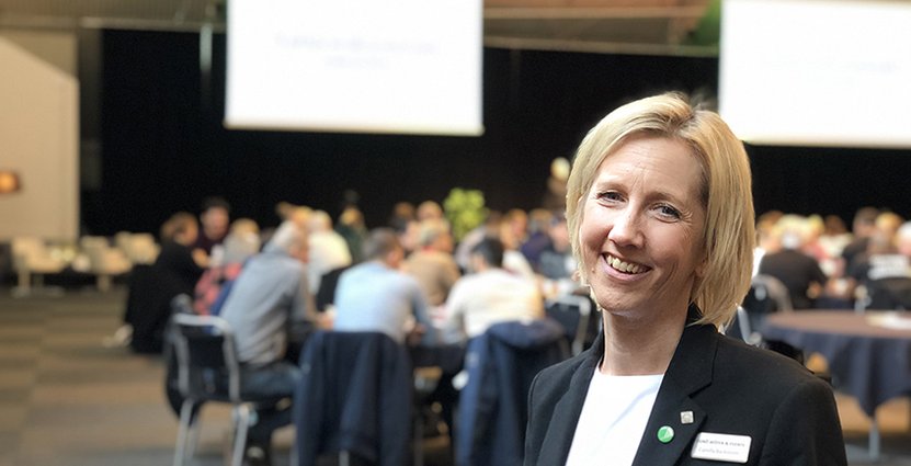 Camilla Bäckström, platschef på Runö Möten & Events. Foto: Sofi Nymann