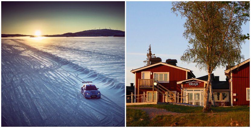 Biltestare och naturälskare söker sig till Arjeplog – vintertid och sommartid.  Pressbild Hyundai/Silver Resorts