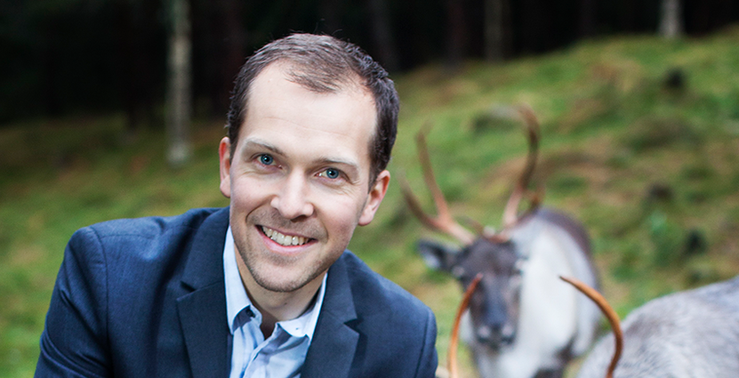 Jens Larsson, vd för Järvzoo, tog över vildmarksparken för tio år sedan.  