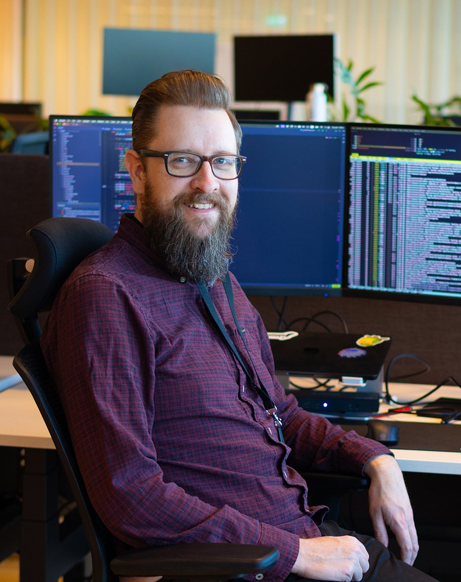 Simon Fullick, développeur backend senior, Flower