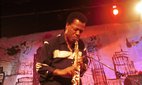 American jazz saxophonist Wayne Shorter.