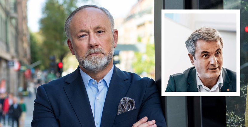 Visitas vd Jonas Siljhammar och näringsminister Ibrahim Baylan (S). 