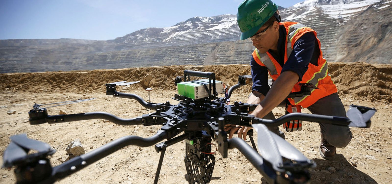<p>Drones can go to places where people can’t and see things the human eye can’t see, offering operators vital information about the site.</p>
