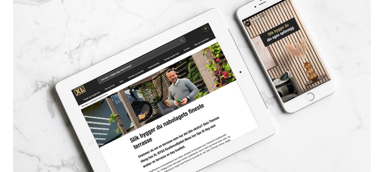 Spoon har laget innhold til XL-BYGG som er søkemotoroptimalisert, merkevarebyggende og skaper engasjement både på nettsider, i nyhetsbrev og sosiale medier. 