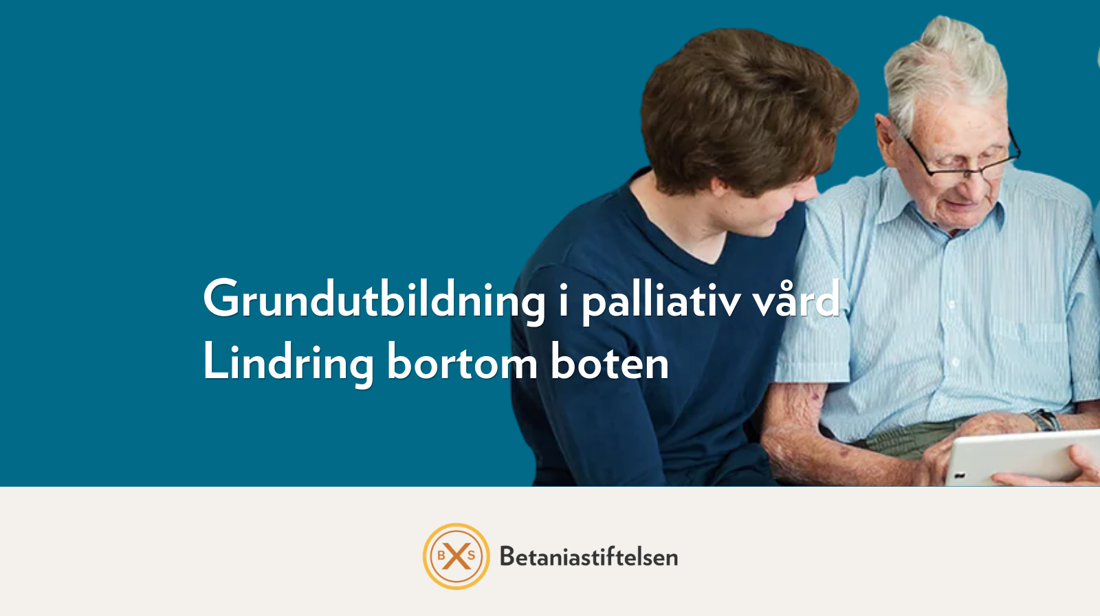 Lindring bortom boten – grundutbildning i palliativ vård