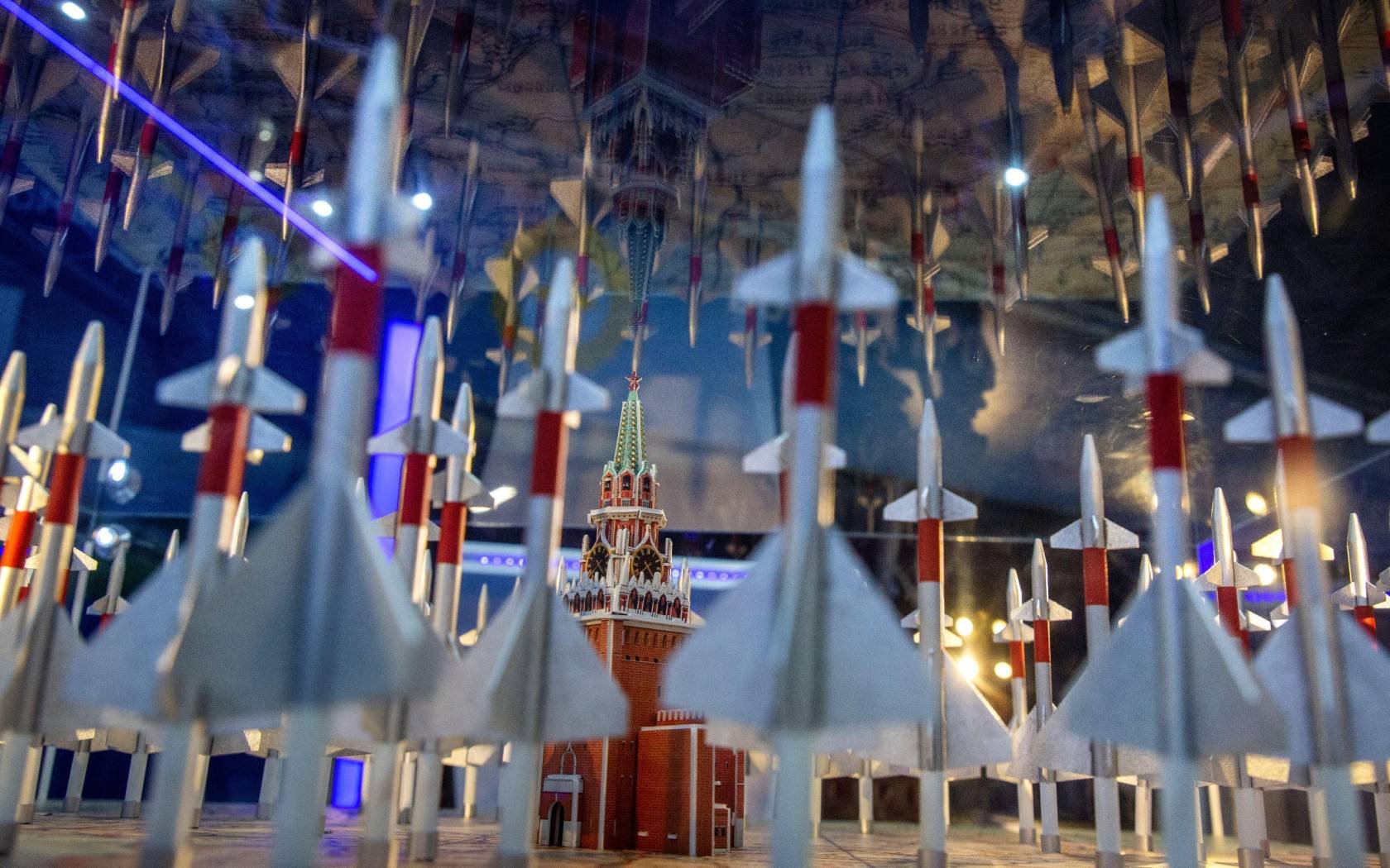 Mock-up of the air defense system around Moscow, in the Patriot Park In Moscow Region, Russia