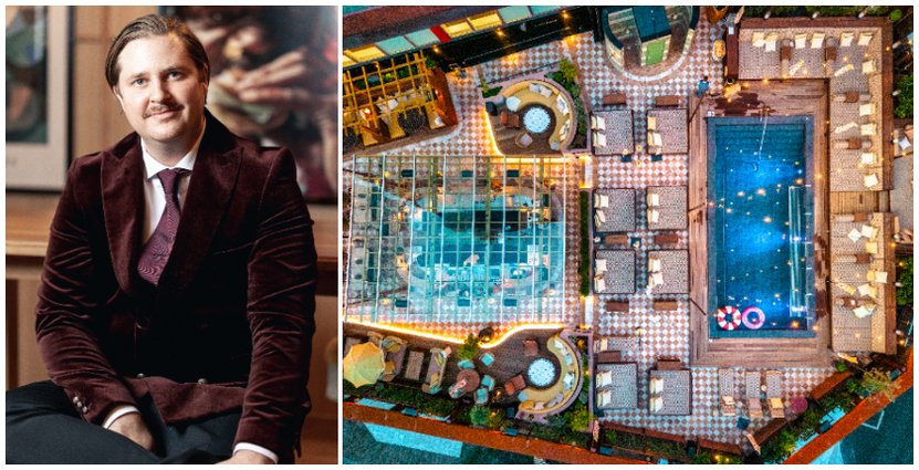Jimmy Olsson, vd på Jacy’z hotel och prisade Pam’s Pool deck and lounge. Foto: Pressbilder