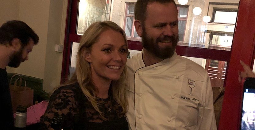 Tina Trigg och Markus Löfgren möttes på Restaurangakademien. Nu har de öppnat kvarterskrogen Café Cuvée på Södermalm i Stockholm. Foto: Café Cuvée