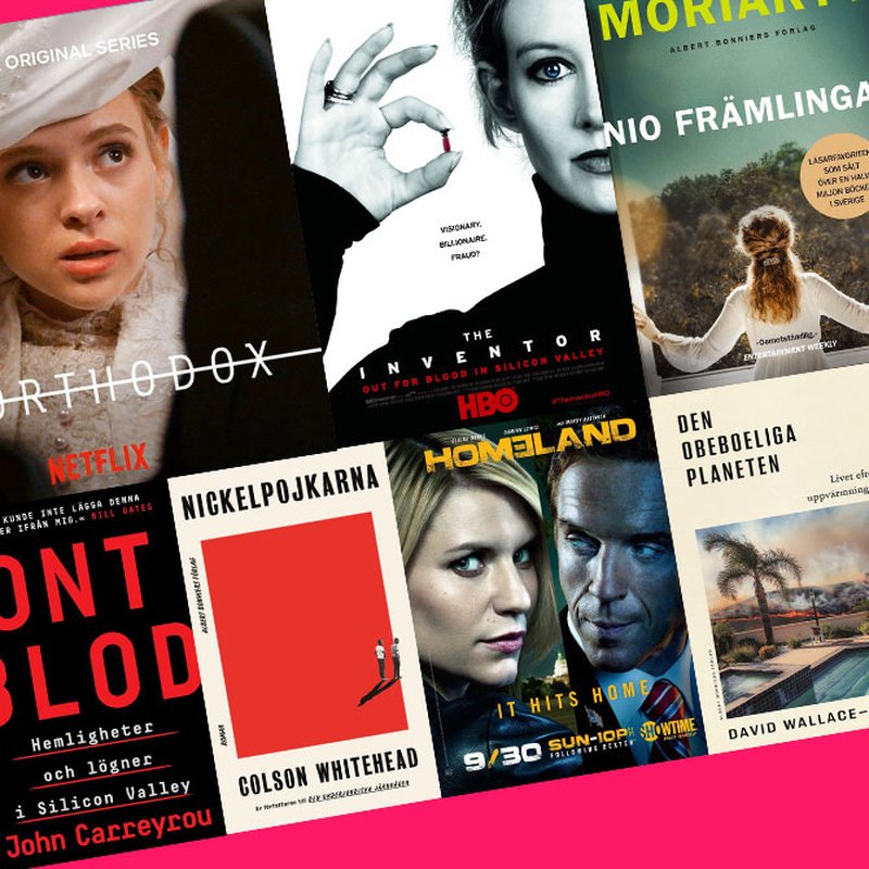 Matcha favoritserien med en bok