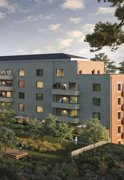 Gården i Kasvakten intill Vårbergstoppens park