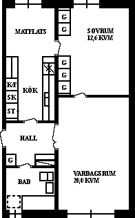 PlanlösningHistoriegränd 20 B
