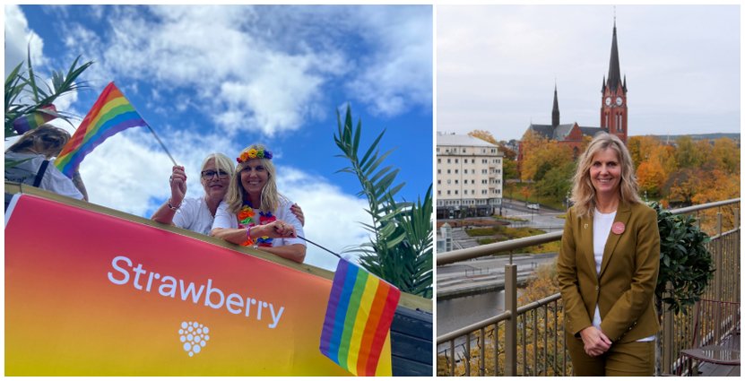 Intiativtagarna Anna Borggren (t.h.) och Jeanette Lind (t.v.). 