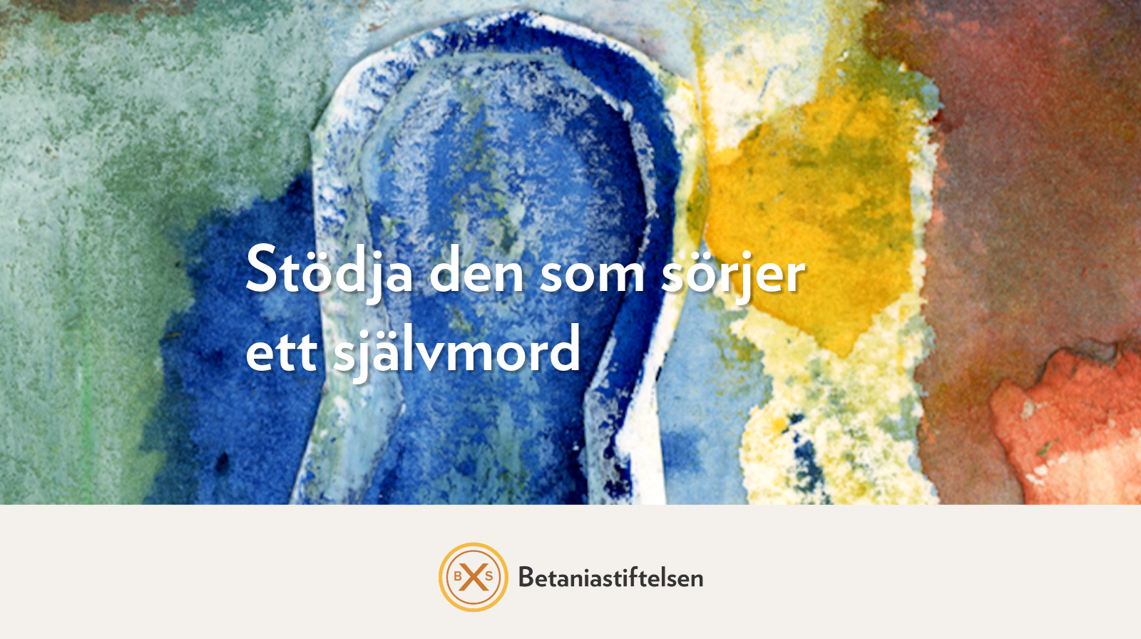 Stödja den som sörjer ett självmord