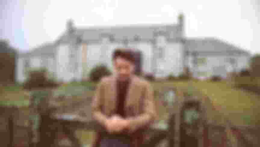 Ronald Pickup playing Orwell in the 1983 BBC series 'Crystal Spirit: Orwell in Jura'. Credit: tom Kidd / Alamy Stock Photo