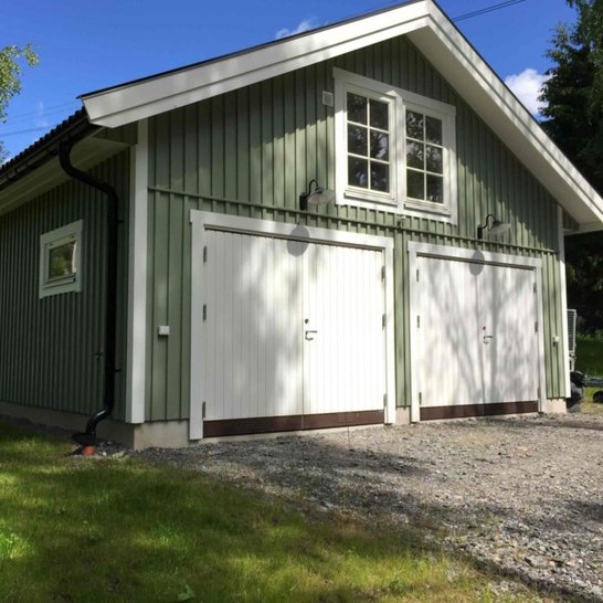 Förhöjt väggliv på garaget