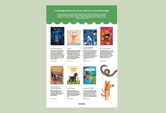 7 charmiga b&ouml;cker om husdjur