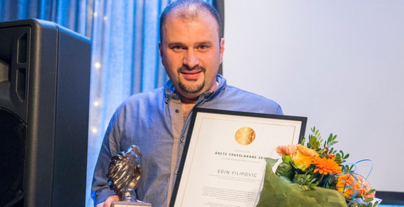 Årets Yrkeslärare 2016 heter Edin Filipovic. 