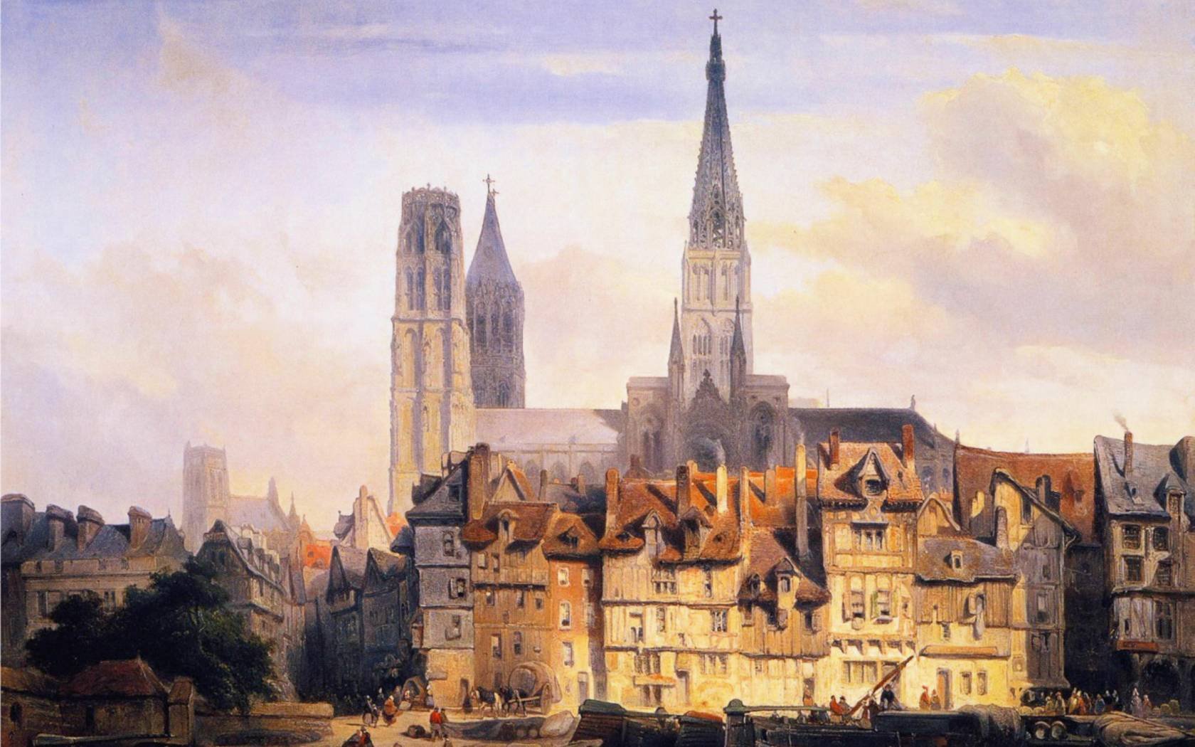 The Quai de Paris in Rouen.