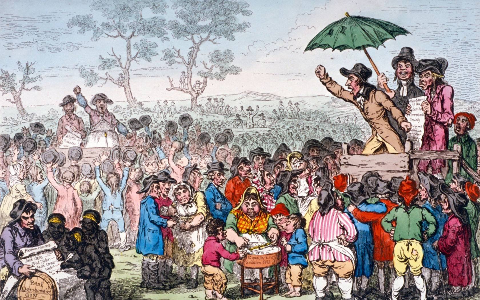 James Gillray's print 'Election fair'.