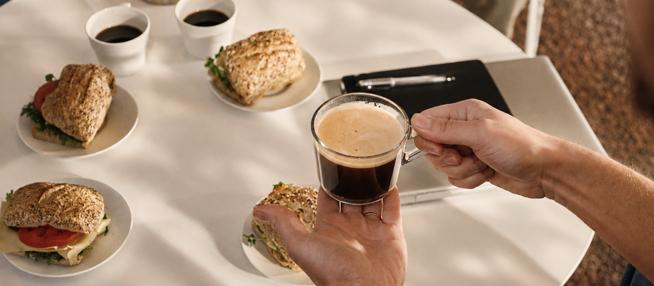 kaffe på jobbet