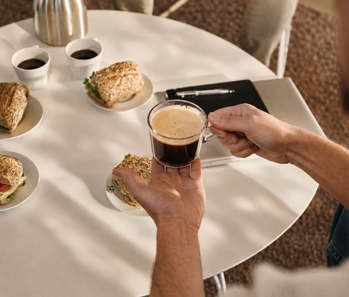 kaffe på jobbet