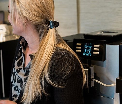 kaffemaskin på jobbet