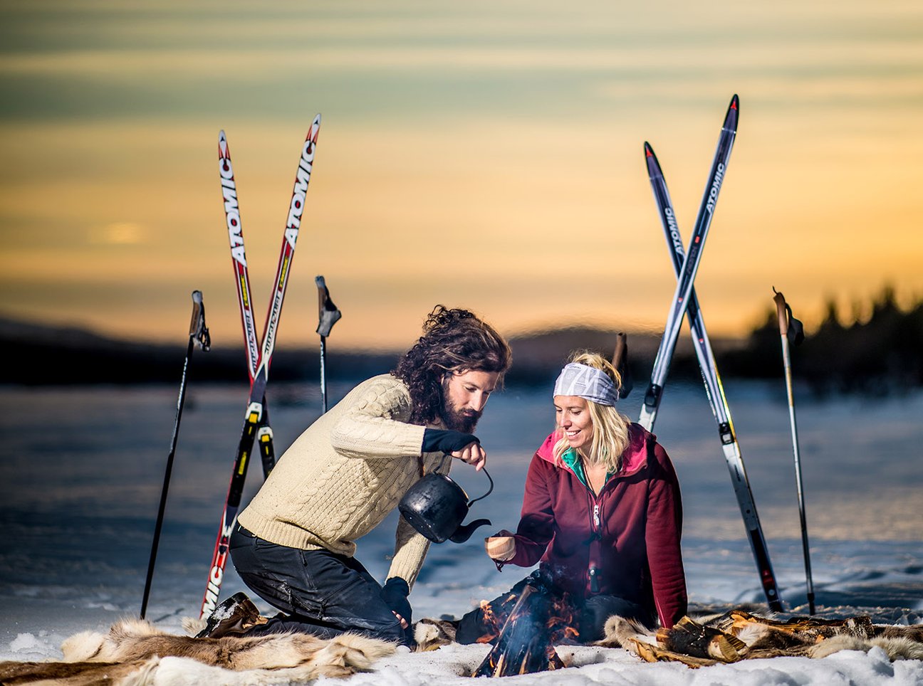 Skidtur med fika på ICEHOTEL
