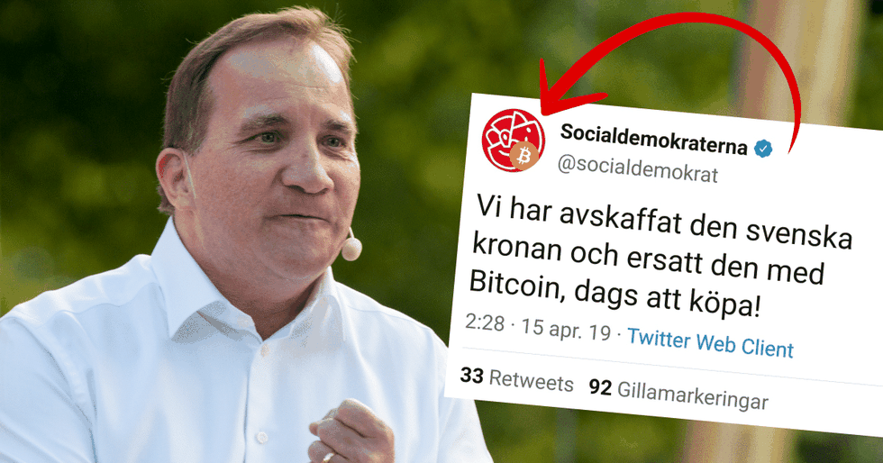 Swedish government party got their Twitter account hacked – changed the name to 