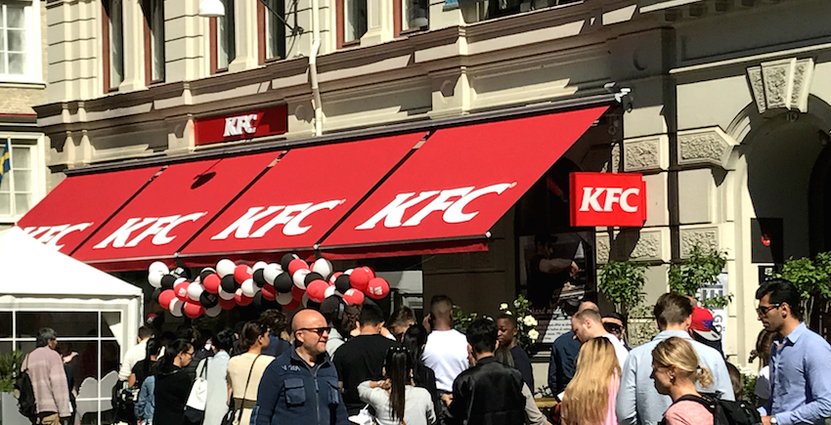 Restaurangkedjan KFC siktar på att öppna upp till tio nya restauranger per år. 