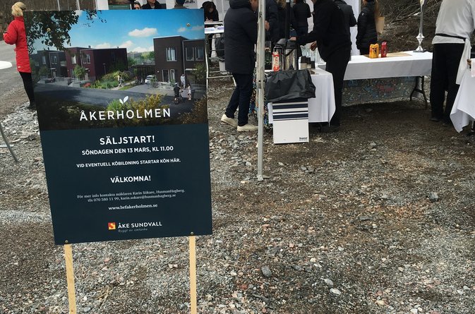 Åkerholmen har säljstartat